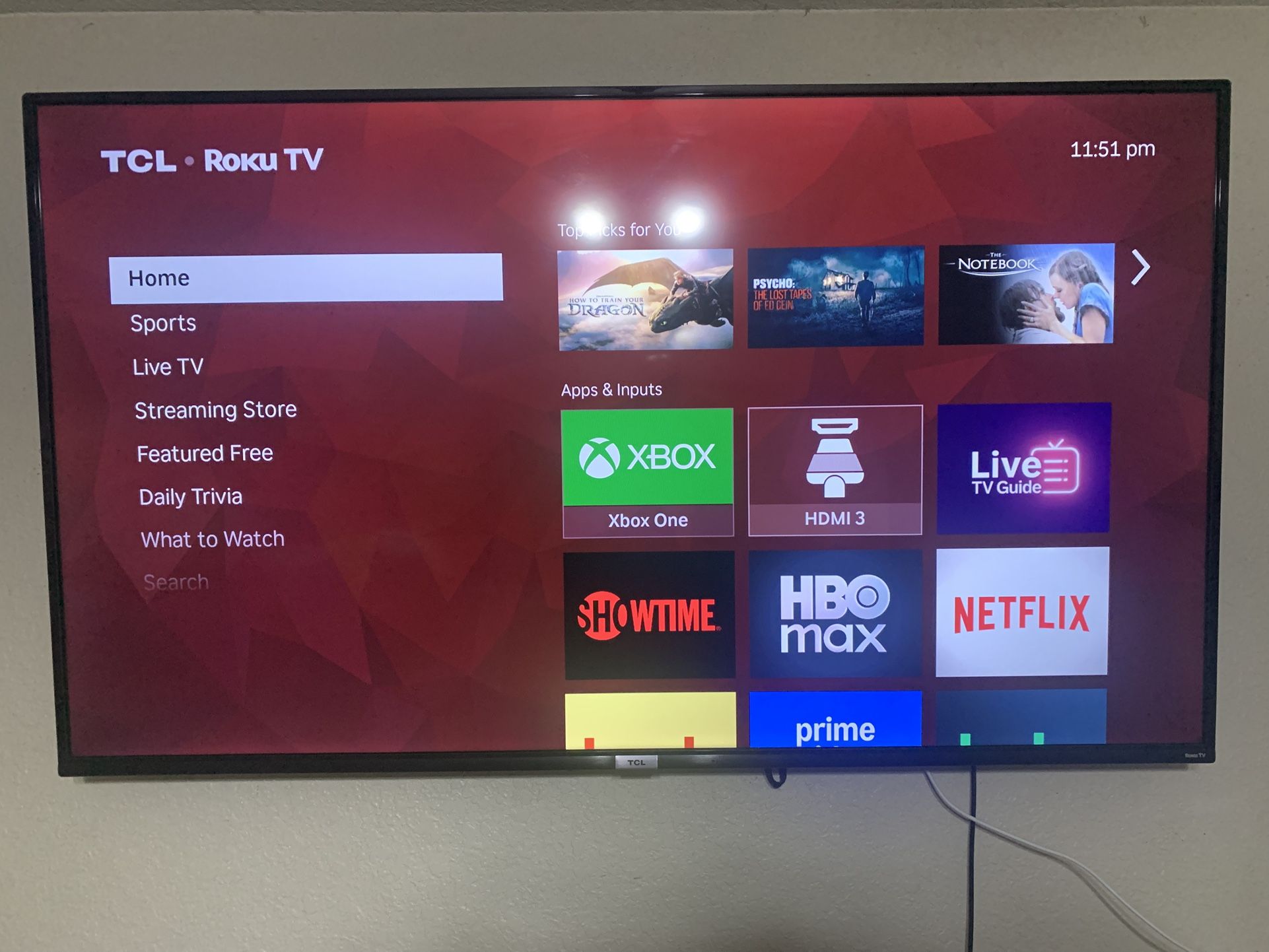 TCL Roku Smart TV 55inch