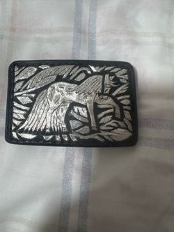 925 silver pita wire belt buckle