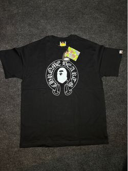 BAPE x Chrome Hearts Tee Black