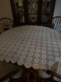 Lace tablecloth