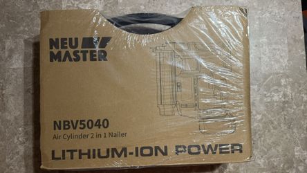 NEU MASTER Nail Gun Battery Powered, Cordless Nail Gun-18GA 2 Inch Nail