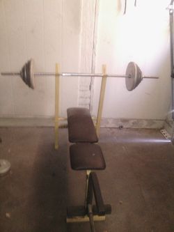 Weights and bench