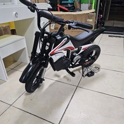 K1 Kids Electric Dirt Bike 36V Motorcycle,16MPH Fast Speed 14 Mile Long-Range,700W Peak 3-Speed Modes Electric Bike for Kids Ages 3-10