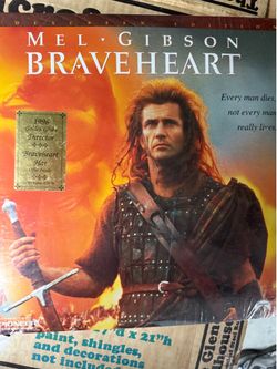 NEW/SEALED Laserdisc movie -BRAVEHEART - Mel Gibson, shrink Sealed New