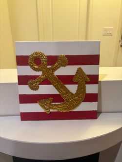 Nautical Anchor Canvas Wall Art