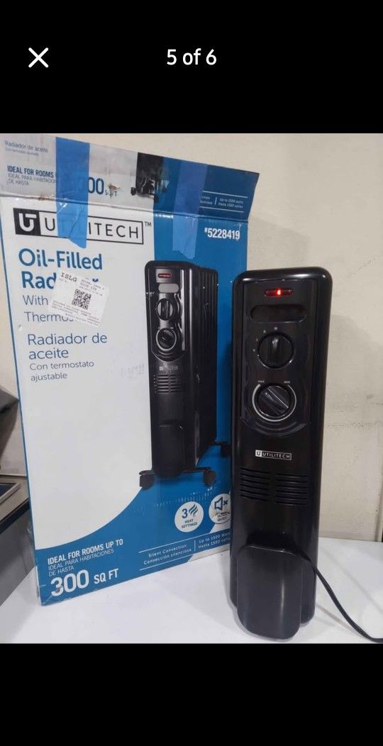 Oil Filled Heat Radiator Heater Brand New