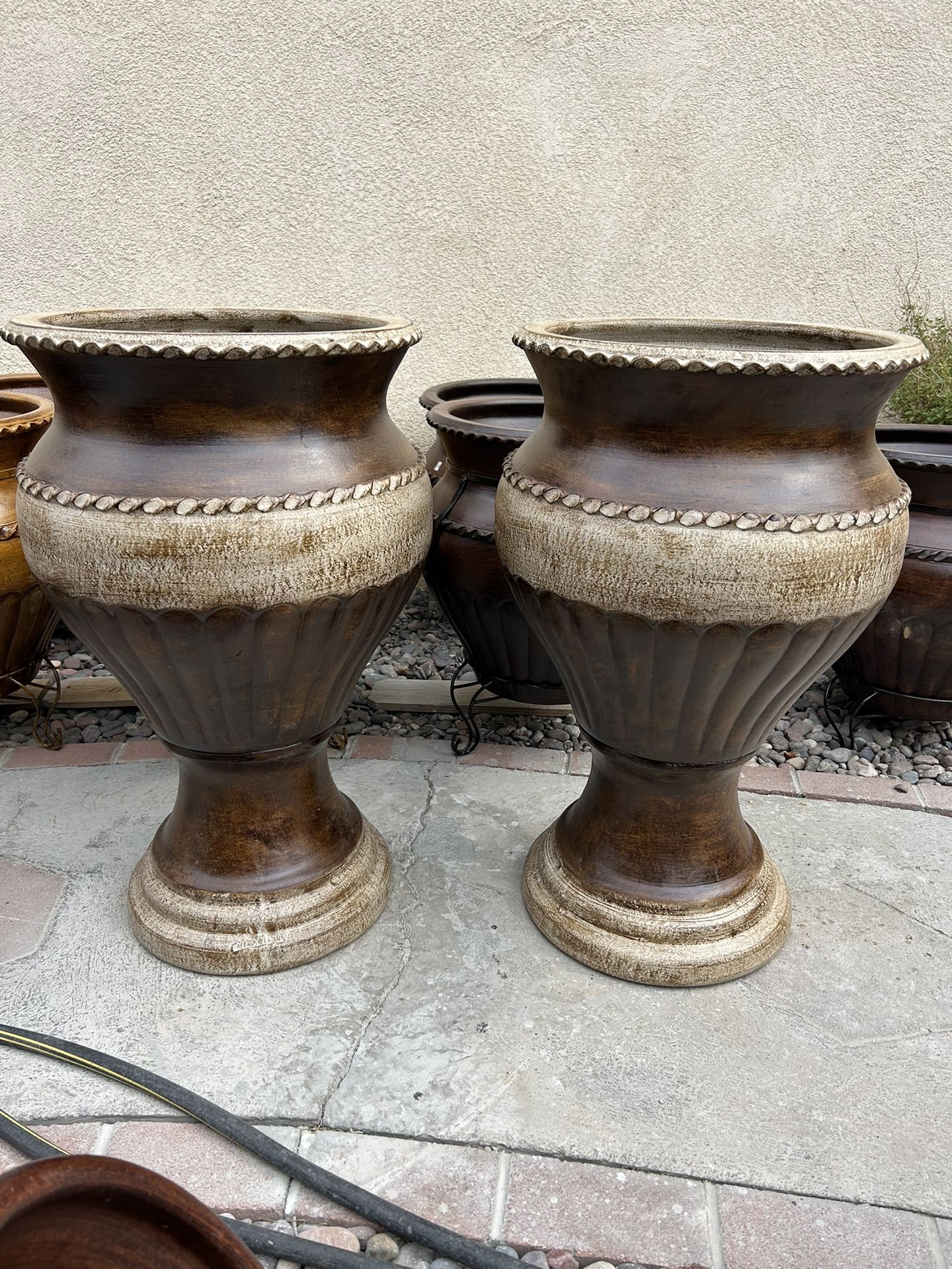 New Flower Pots Made Out Of Clay