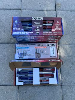 6PC Screwdriver Set, 3 Phillips and 3 Flat