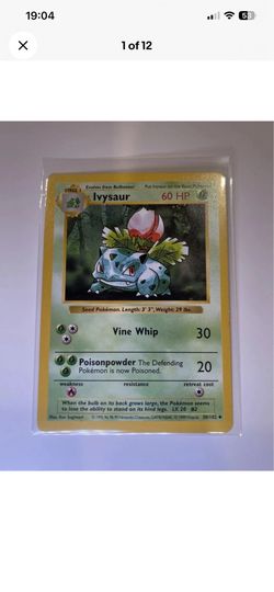 1999 Pokémon Ivysaur 30/102 - SHADOWLESS Base Set  - RARE