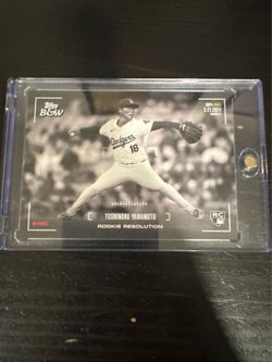 2024 Topps Black & White - Rookie Resolution Yoshinobu Yamamoto #RR11 (RC)