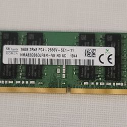16 GB Ram 2RX8 SKHynx DDR4