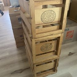 Vintage Napa Wine Crates 