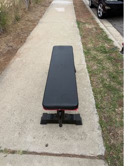 Flat weight bench