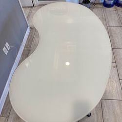 Bean Glass Table Desk 