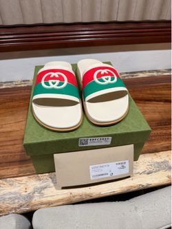Authentic Men’s Gucci Slides - Size 14 - Excellent Condition