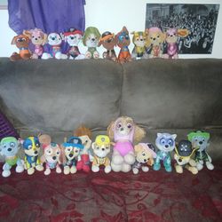 PAW PATROL PLUSHY COLLECTION!!!