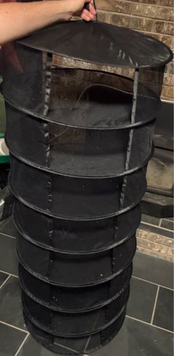 Growing Herb Drying Rack. 8 tiers. 2 ft. Wide. 64 inch height