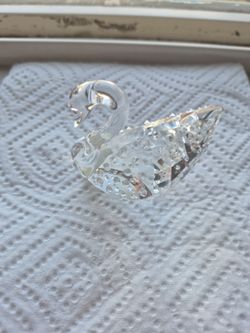 Vintage Swarovski Crystal Swan