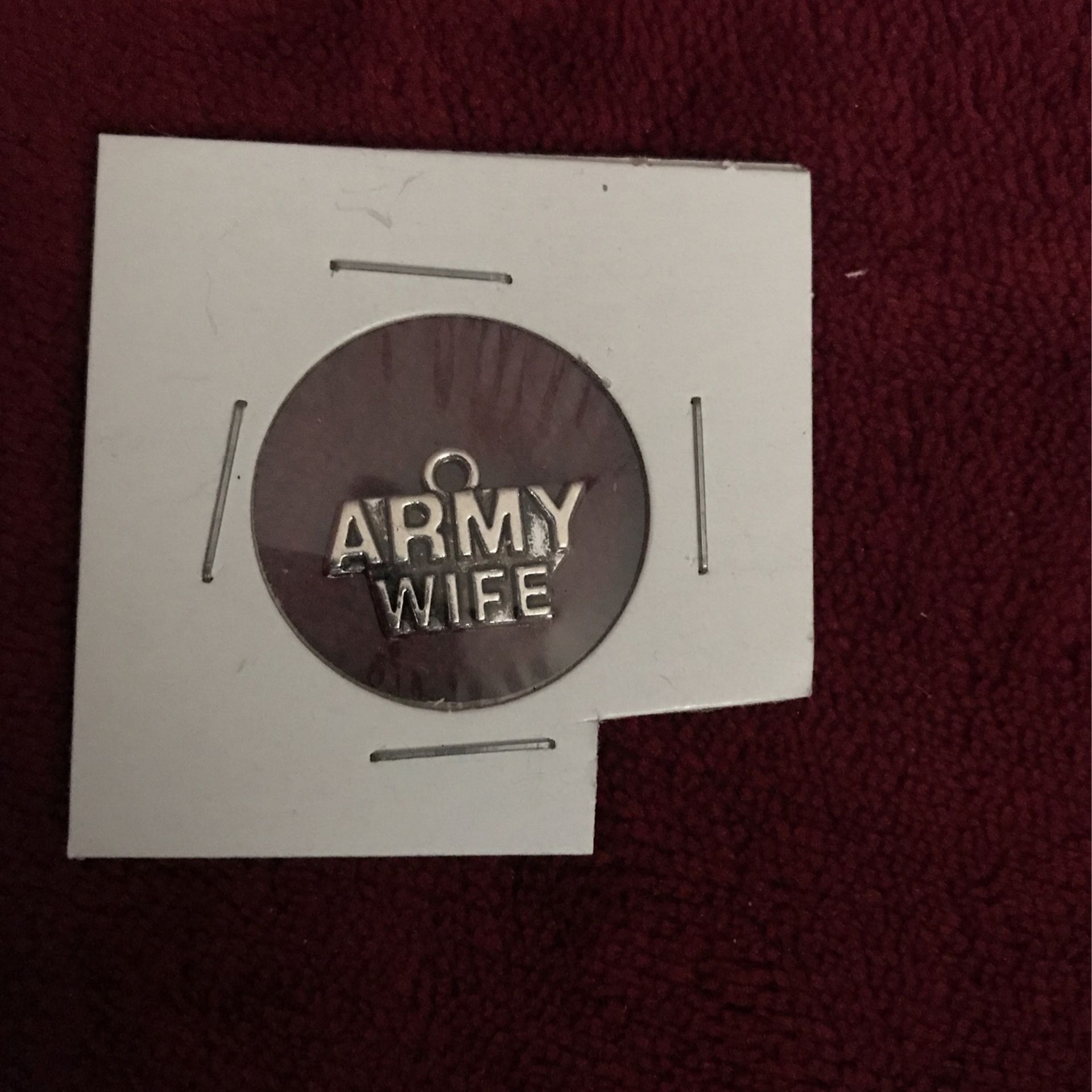 Army Wife Charm