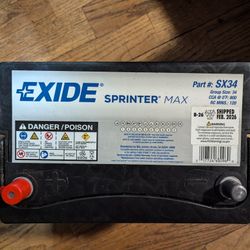 Exide Sprinter Max 800cca 12 Volt Battery