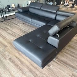 Brand New Leather Sectional Sofa / Sofa Seccional Nuevo a Estrenar...Fast Delivery 🚚 