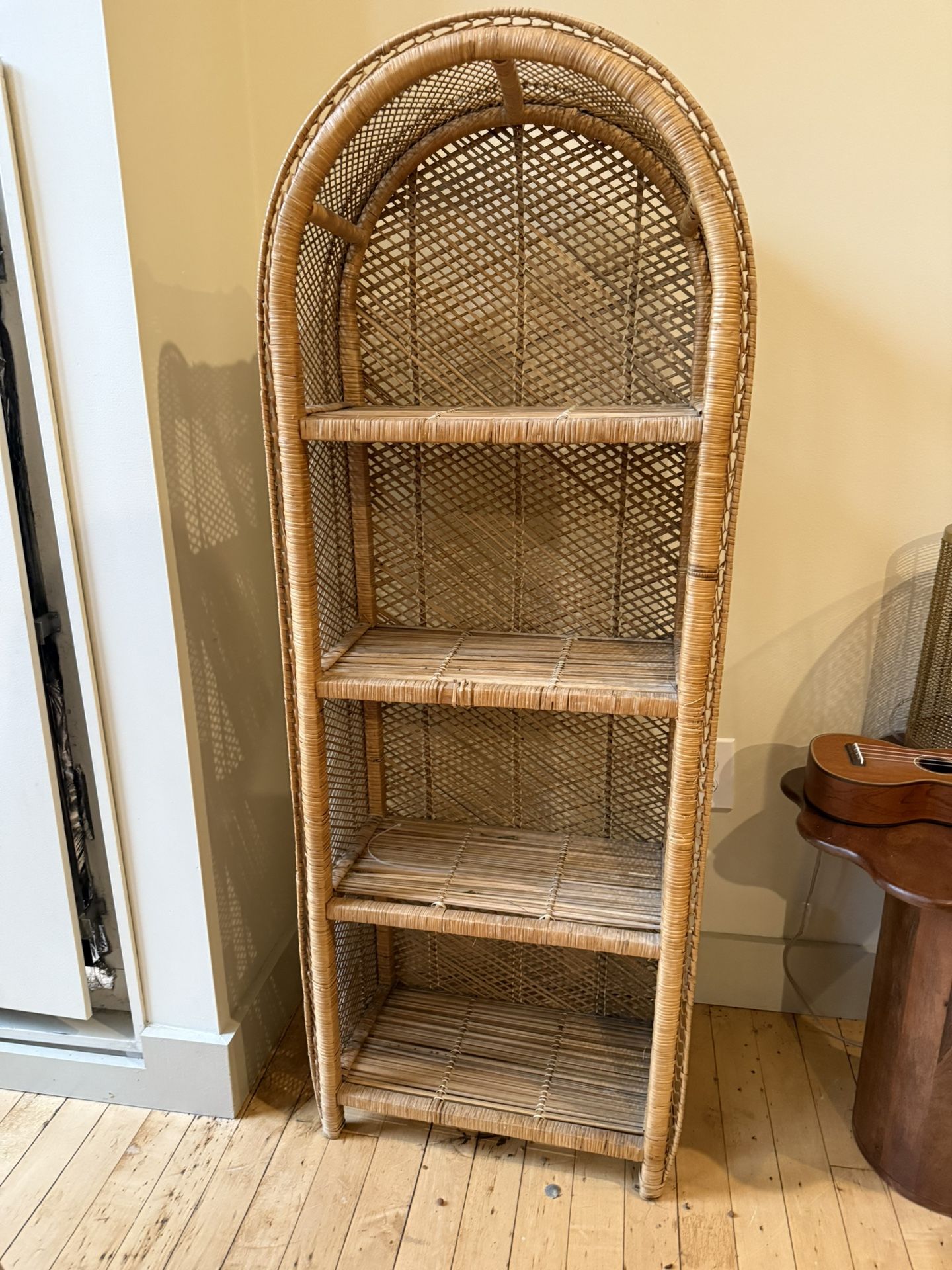 Vintage Rattan Shelf