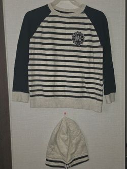 Rocawear Striped Raglan Sweatshirt with Beanie