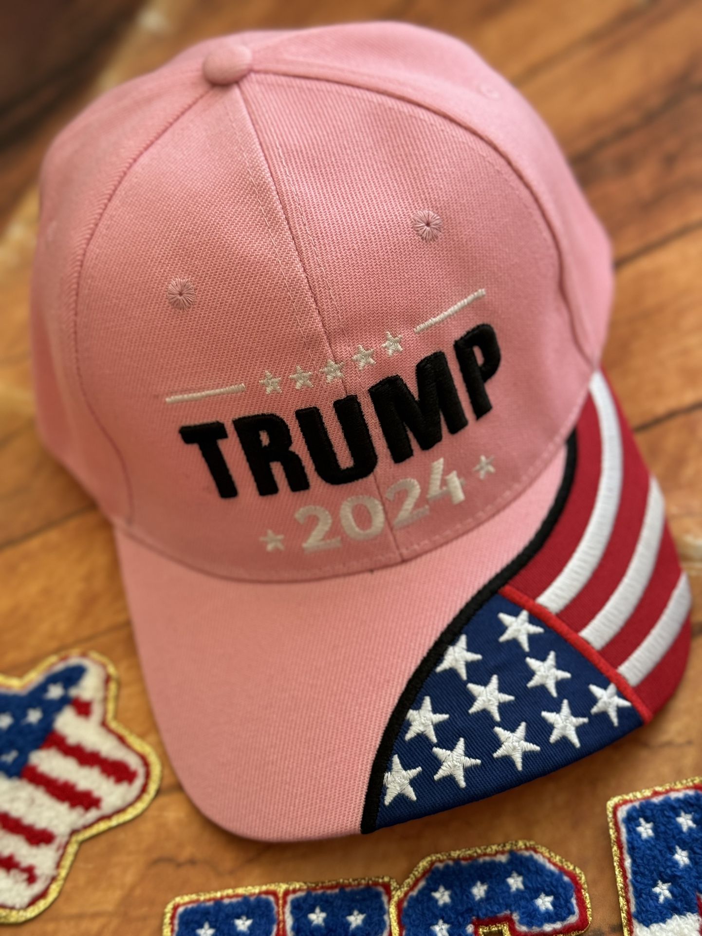 Trump 2024 Pink Baseball Cap Hat New 