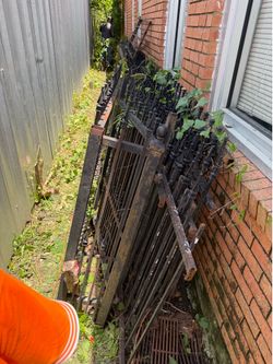 Metal fence