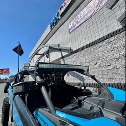 CAN-Am Led Light Bar Wiring Kit Brackets Installation.  Utv Sxs