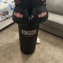 New Boxing Bag/ Gloves 
