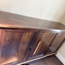 Saunder Viabella Storage Cabinet, Cherry Finish 