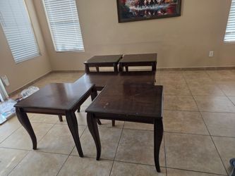 coffee table and end tables