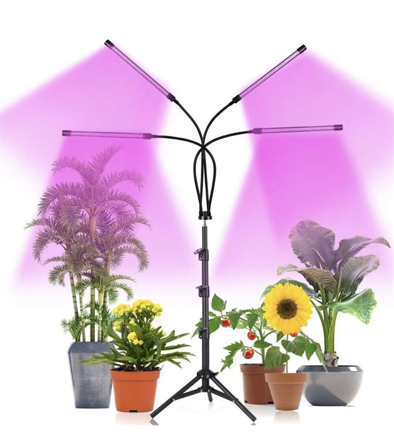 Grow Lights for Indoor Plant Growing Lamp,GooingTop Free Standing Plant Lamp with Red Blue LED for Small Mini Succulent Seedling Growth,Mixed Color Sp