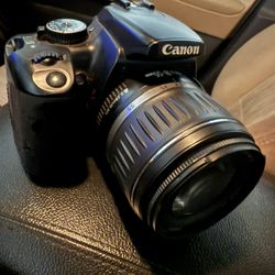 Canon DS126151 EOS Digital Rebel XTi Camera With ESF 18-55 Lens. Canon DS126151 EOS Digital Rebel XTi Camera With ESF 18-55 Lens.