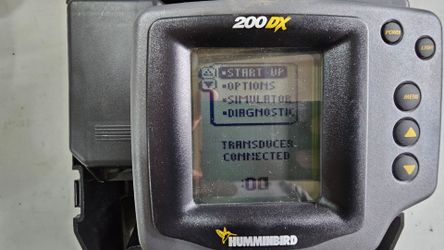 Humminbird 200DX Portable Fish Finder Complete Kit – Case, Transducer, New Batteries
