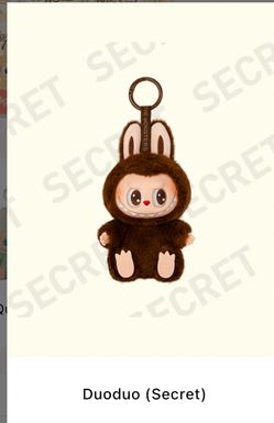 Authentic Secret Duoduo have A Seat labubu 3rd Gen