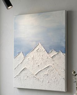 Handmade texture wall art