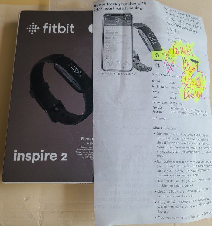 Fitbit Inspire 2- NEW