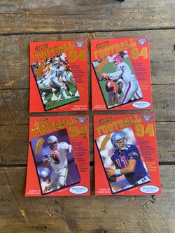 4 different 1994 football cards