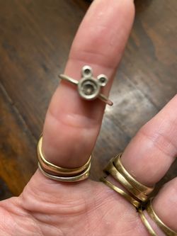 Sterling Mickey Ring