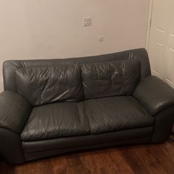 Genuine Leather Couch Sofa