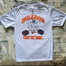 Bulldog Gym Workout Muscle Old School Bodybuilding Vintage Logo T-shirt Brand New 
