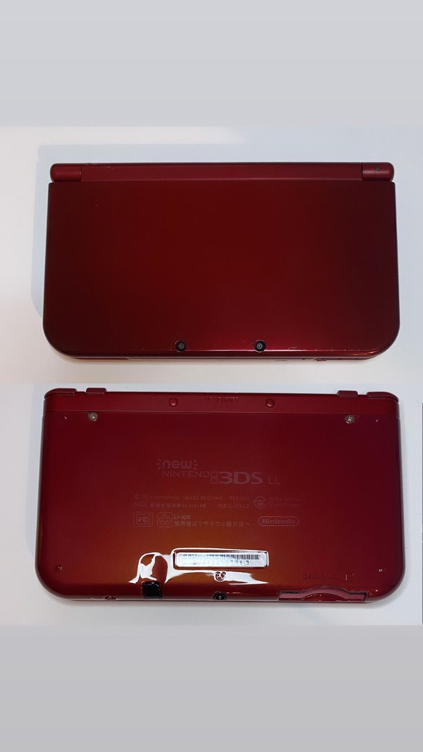 New 3DS XL DUAL IPS METALLIC RED 128GB BUNDLE 95+ GAMES for Sale in Los