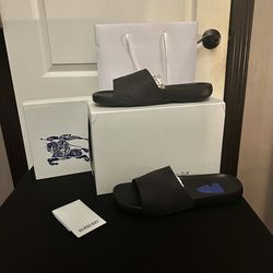 Burberry Men’s Checkered Slides Size 46 (13)
