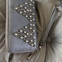 Metallic Studded/Sparkle Wallet-NEW