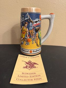 Budweiser limited edition Heroes of the hardwood stein