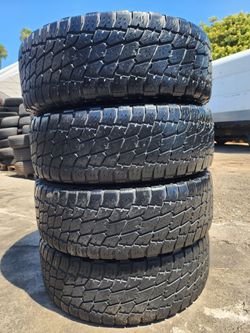 265 70R 17 NITTO TERRA ALL TERRAIN GRAPPLER 2657017 USED TIRES (PAIR) MOUNT BALANCE INCLUDED