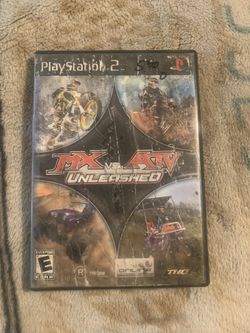 Mx Versus Atv Unleashed For Playstation 2 With Case Book And Game 