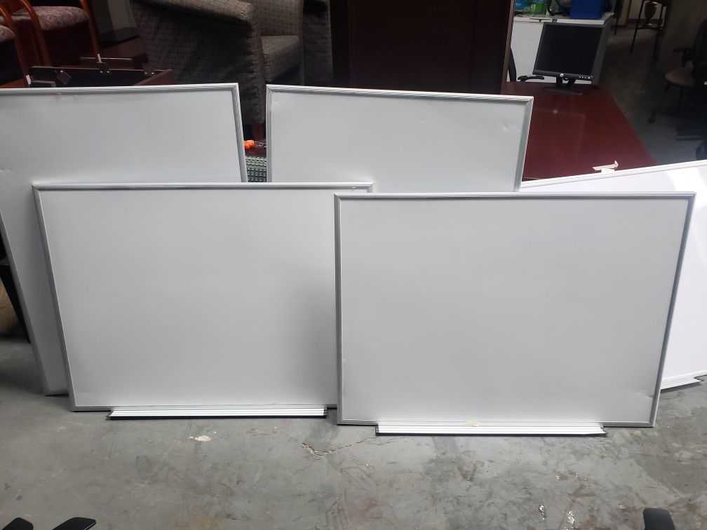 used WHITE BOARDS FOR SALE!!!!....4ftx3ft...each